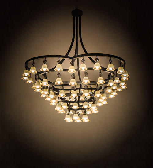 114" Wide Cretella 86 Light Chandelier