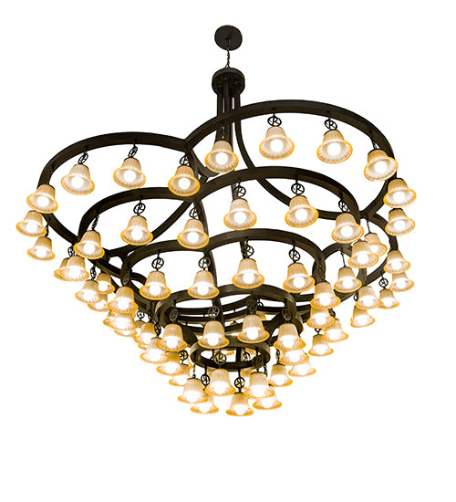 114" Wide Cretella 86 Light Chandelier