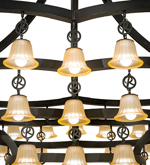 114" Wide Cretella 86 Light Chandelier