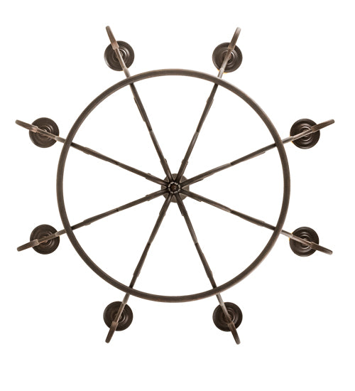 42" Wide Marguerite 8 Light Chandelier