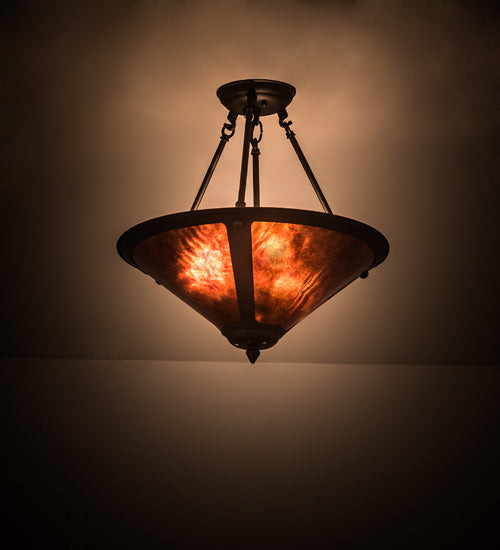 17" Wide Sutter Inverted Pendant