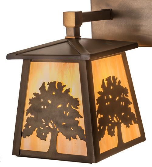 32" Long Oak Tree 3 Light Vanity Light