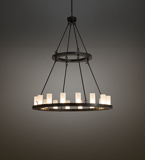 48" Wide Loxley 16 Lt Chandelier