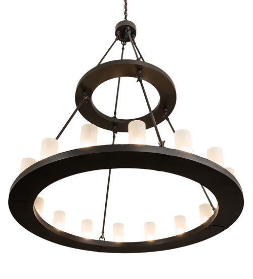 48" Wide Loxley 16 Lt Chandelier