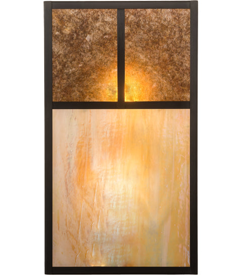 10"Wide Hyde Park "T" Mission Wall Sconce