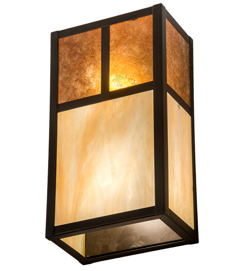 6.5"Wide Hyde Park "T" Mission Wall Sconce