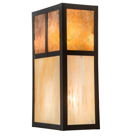 6.5"Wide Hyde Park "T" Mission Wall Sconce