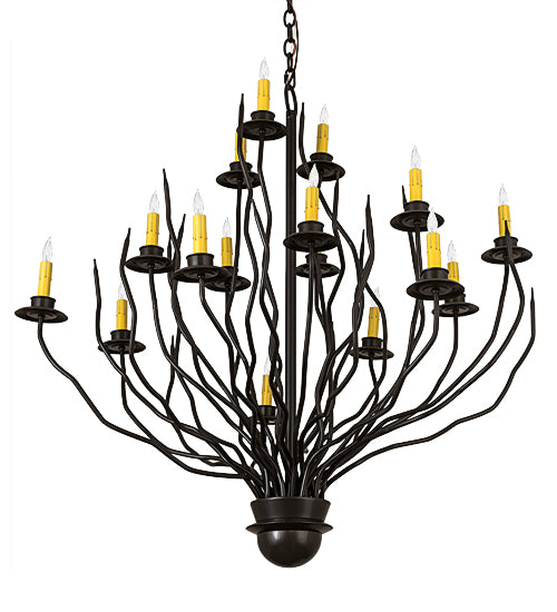 42"W Sycamore 16 Lt Chandelier