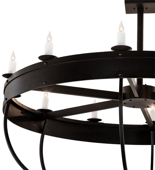 72" Wide Parnella 12 Light Chandelier