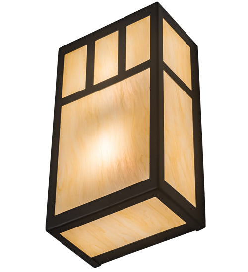 6.5" Wide Hyde Park Double Bar Mission Wall Sconce