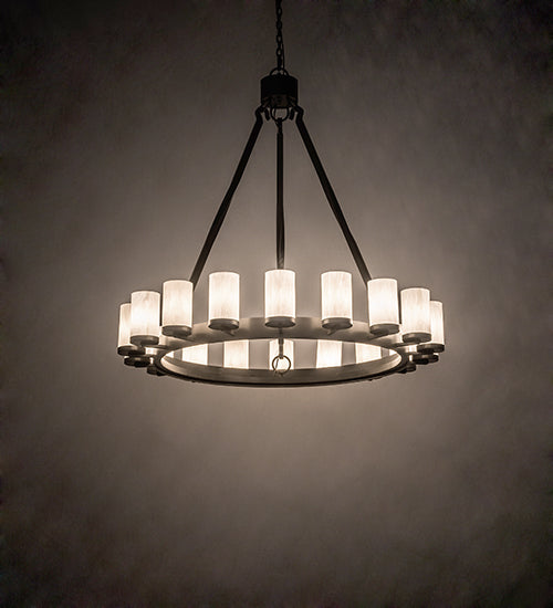 48" Wide Noziroh Ring 18 Lt Chandelier