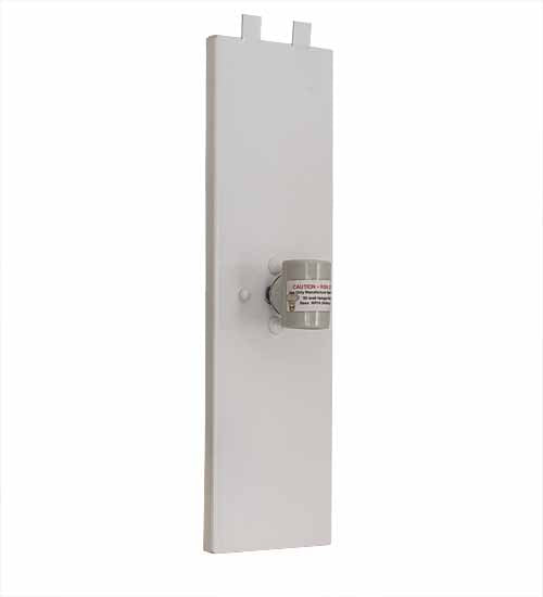 7" Wide Checkers Tube Wall Sconce