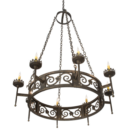 42" Wide Majella 8 Light Chandelier