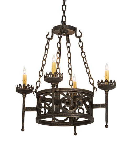 24" Wide Majella 4 Light Chandelier