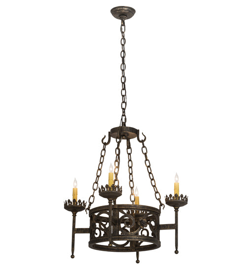 24" Wide Majella 4 Light Chandelier