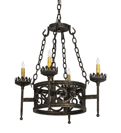 24" Wide Majella 4 Light Chandelier