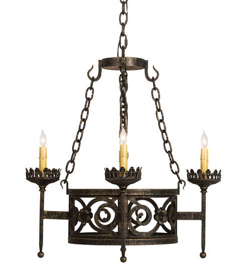 24" Wide Majella 4 Light Chandelier