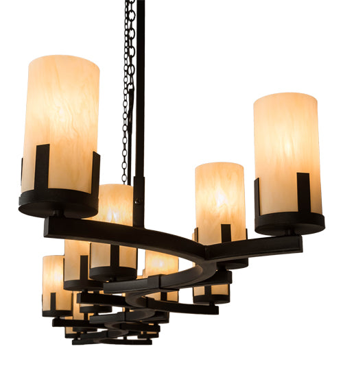 118" Long Cero 14 Light Oblong Chandelier