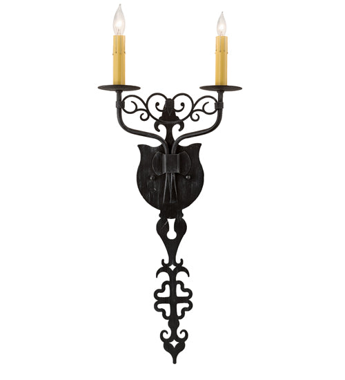 11" Wide Merano 2 Light Wall Sconce