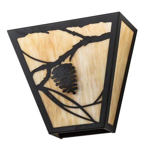 13" Wide Whispering Pines Wall Sconce