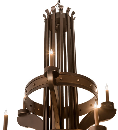 61" Wide Castilla 21 Light Three Tier Chandelier