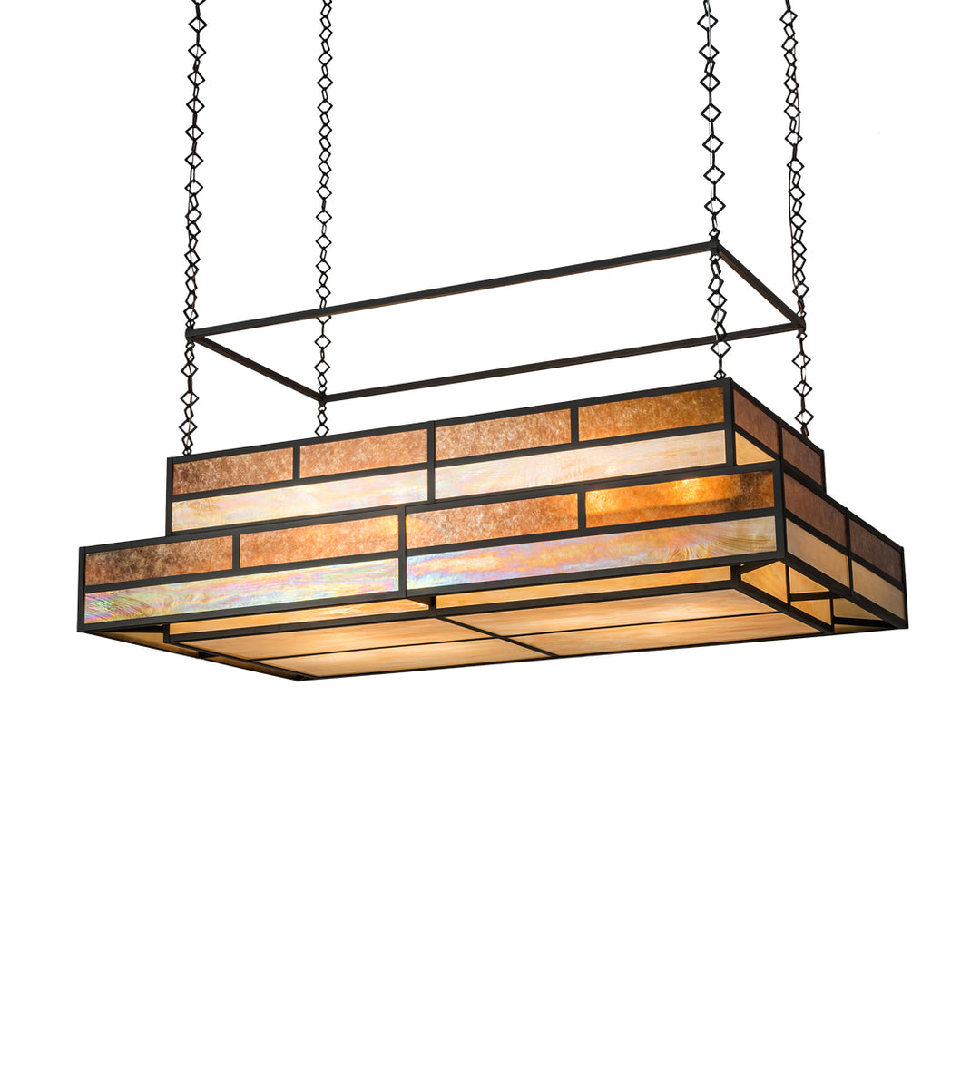 72" Long Hyde Park "T" Mission Oblong Pendant