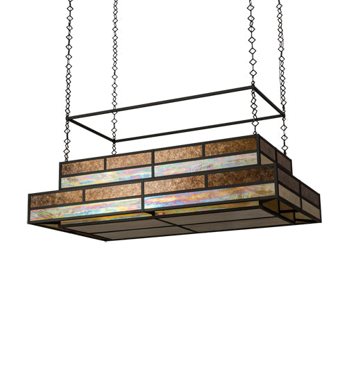 72" Long Hyde Park "T" Mission Oblong Pendant