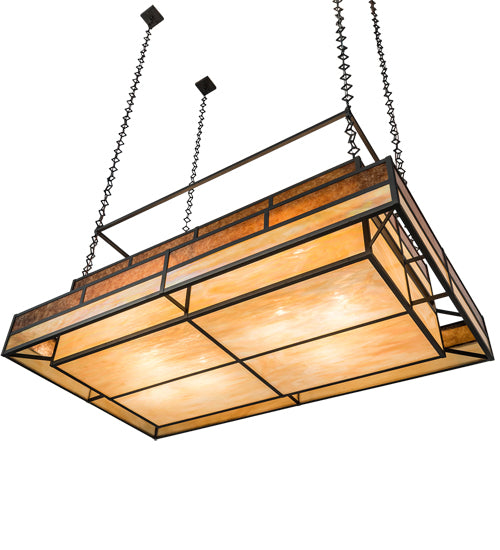 72" Long Hyde Park "T" Mission Oblong Pendant