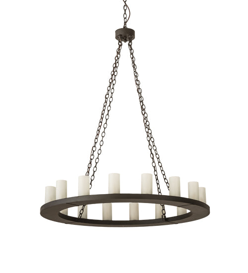 48" Wide Loxley 16 Lt Chandelier