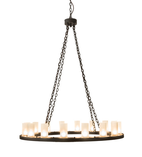 48" Wide Loxley 16 Lt Chandelier