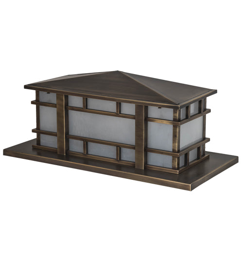 33" Long Tea House Oblong Pier Mount