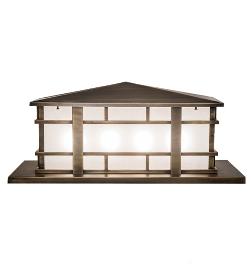 33" Long Tea House Oblong Pier Mount