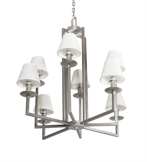 43" Wide Porte Tournante 8 Light Chandelier