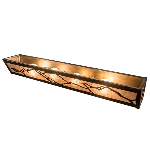 32" Wide Mountains Vanity Light