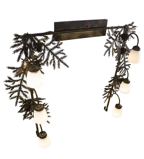 40" High X 40" Wide Pine Branch 6 Light Vanity