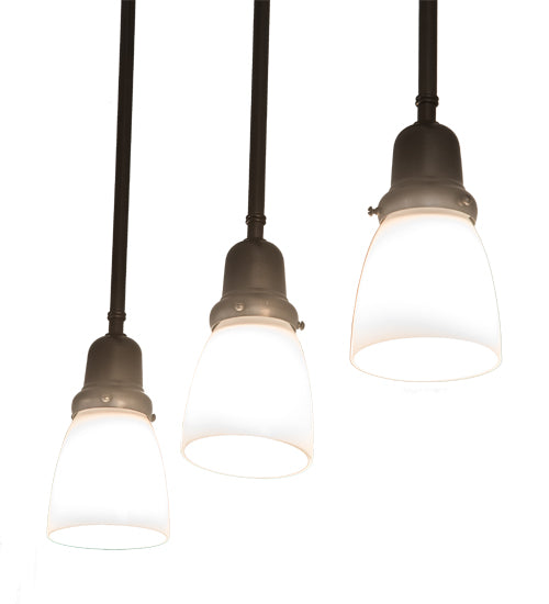 36" Long Revival Oyster Bay 3 Light Island Pendant