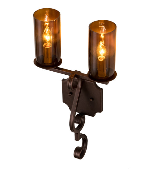 10" Wide Piero 2 Lt Wall Sconce