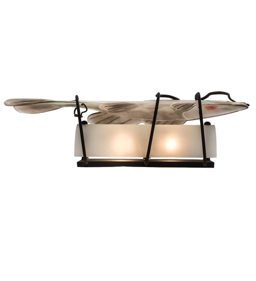 22" Wide Metro Fusion Bass Wall Sconce