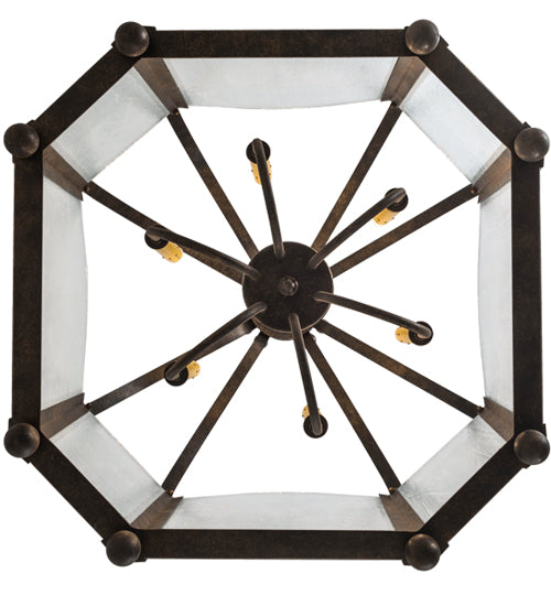 32" Wide Citadel 6 Lt Pendant