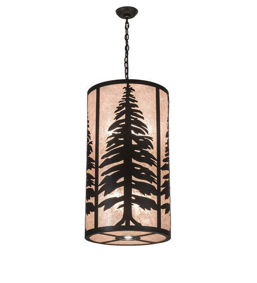 18" Wide Tall Pines Pendant