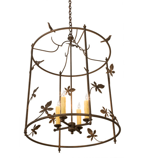 25" Wide Jillian 4 Light Pendant