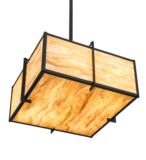 24" Square Martis Inverted Pendant