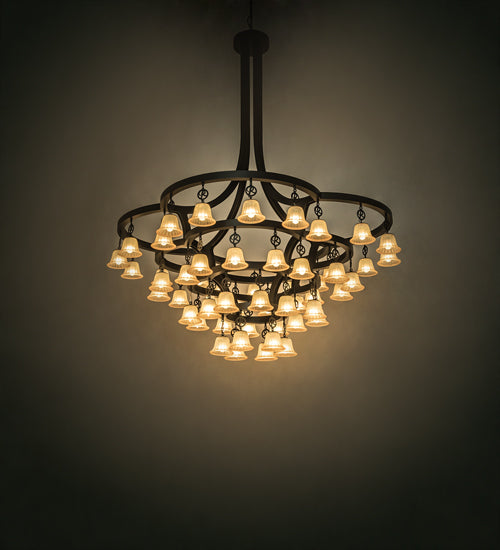 90" Wide Cretella 58 Lt Chandelier