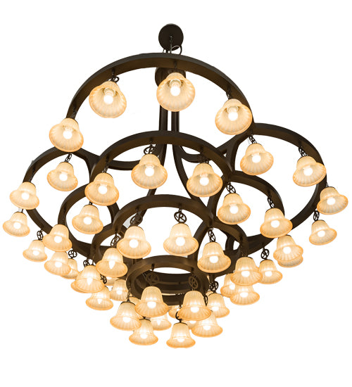 90" Wide Cretella 58 Lt Chandelier