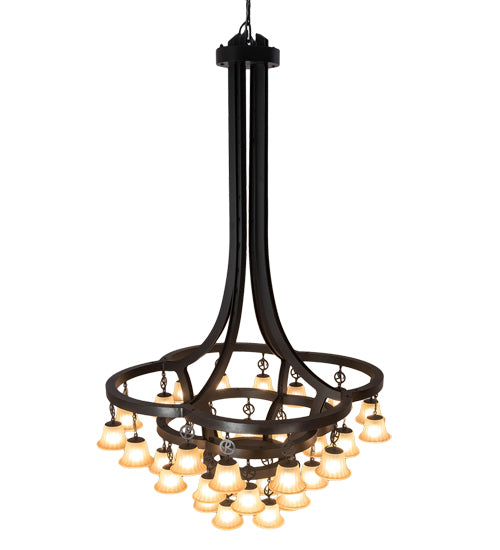 65" Wide Cretella 34 Light Chandelier