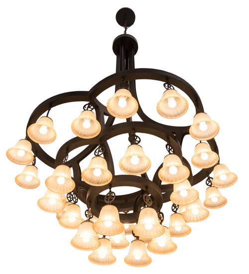 65" Wide Cretella 34 Light Chandelier