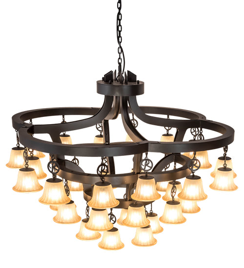 65" Wide Cretella 34 Lt Chandelier