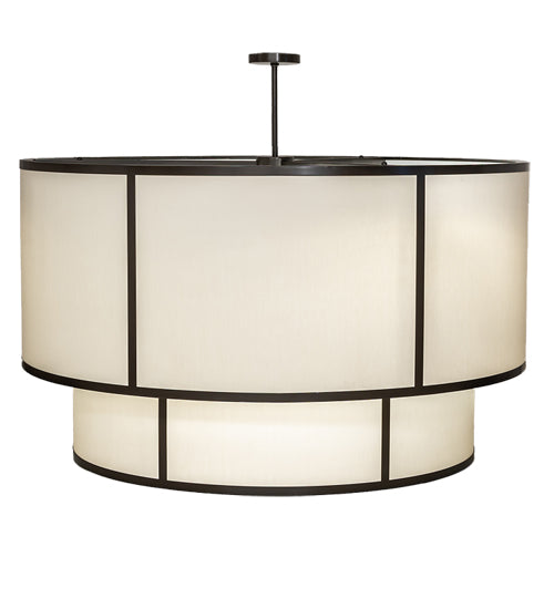 60" Wide Cilindro 2 Tier Pendant