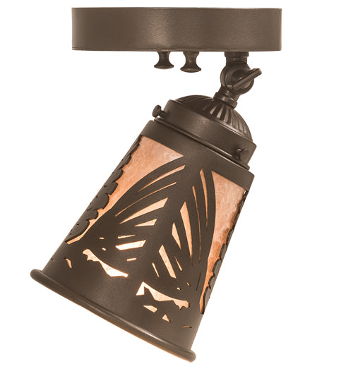 5-10.75" Wide Pinecone Swing Arm Flushmount