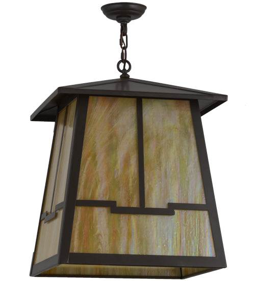 18"Sq Stillwater Valley View Pendant